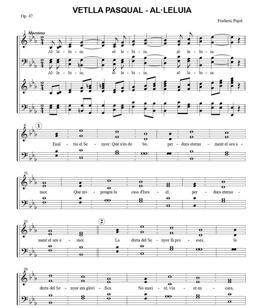 VETLLA PASQUAL - AL·LELUIA