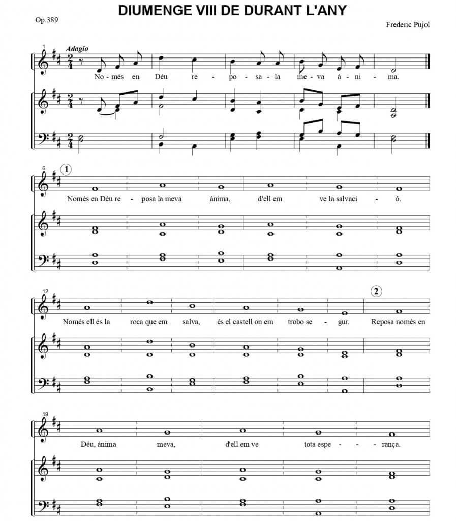 DIUMENGE VIII DE DURANT L'ANY A
