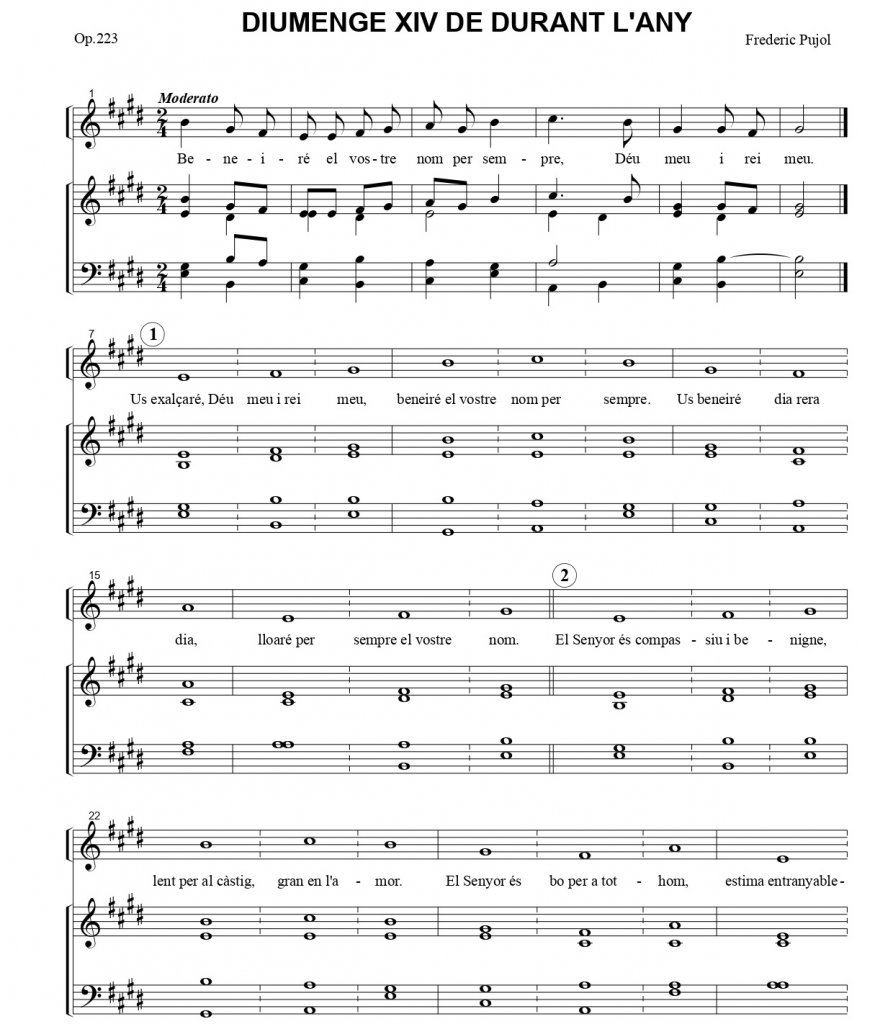 DIUMENGE XIV DE DURANT L'ANY A