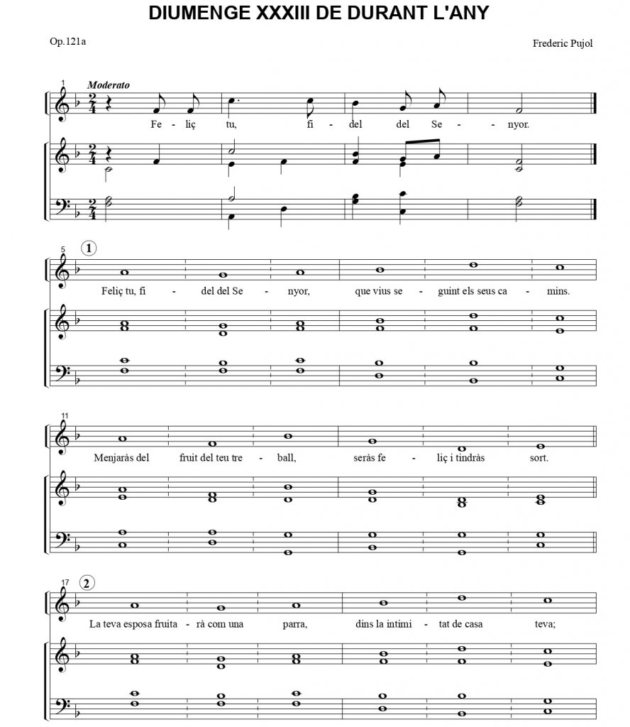 DIUMENGE XXXIII DE DURANT L'ANY A