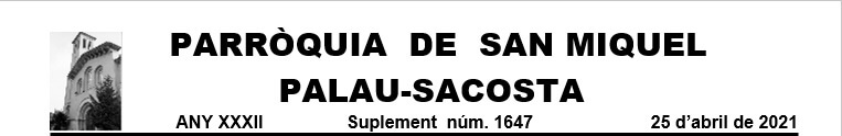 Suplement full 25 d’abril de 2021