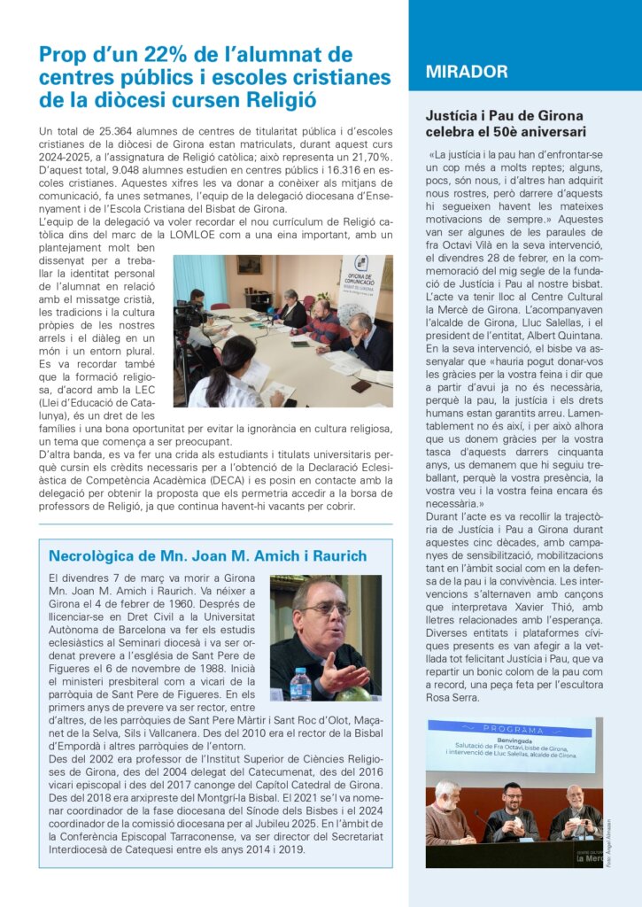 Full Parroquial 23 de març 2025