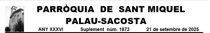 Suplement full 21 de setembre de 2025